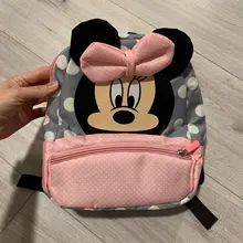 Mochila de dibujos animados de Disney para niños y niñas, preciosa mochila escolar de Minnie, Mickey Mouse, regalo para niños