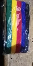 Ties Cable-Tie-Wire Loop-Wrap Zip-Bundle Colored-Plastics Nylon T-Type Reusable 50pcs