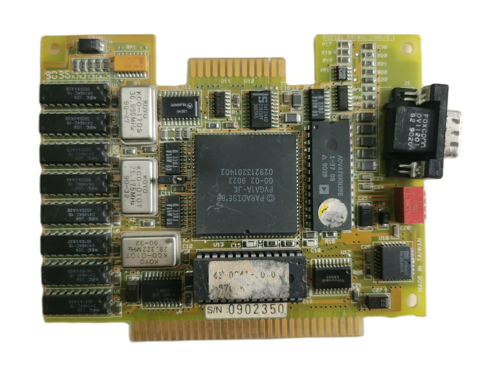 Видеокарта Paradise PVGA1A-JK 256Kb 8bit VGA ISA | Компьютеры и офис