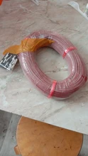 Cable calefactor de fibra de carbono infrarroja, 12K, 33ohm/m, goma de silicona, Cable calefactor de suelo cálido con termostato