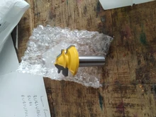 1Pc de 45 grados de bloqueo de broca para ranuradora de inglete 6mm 1/4 mango madera Tenon herramienta de corte de fresado perforación fresado para madera aleación de carburo