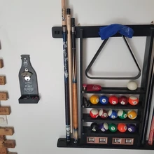 Weichster-Palo de billar de 58 1/2, envoltura de madera de arce flameado, 19 a 21oz, 13mm de punta