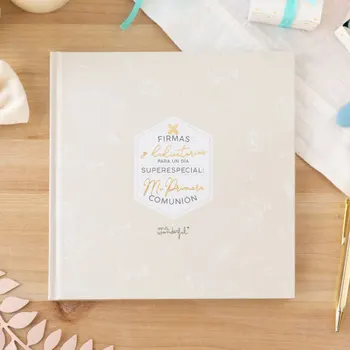 SIGNATURES AND DEDICATIONS FOR MY FIRST COMMUNION MR. WONDERFUL WOA10359ES 
SIGNATURES AND DEDICATIONS FOR MY FIRST COMMUNION MR. WONDERFUL WOA10359ES