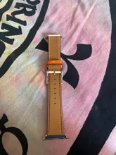 Correa de cuero para Apple watch, banda de 44mm, 40mm, 38mm, 42mm, iWatch, pulsera de una sola vuelta, reloj para Apple watch series 5 4 3 se 6