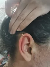 Clips de oreja cruzados/paralelas para mujer y niña, joyería sencilla de Charming, pendiente sin Piercing, 1 Uds.