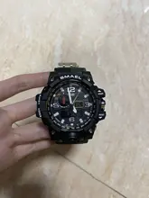 SMAEL-Reloj deportivo de cuarzo para hombre, cronógrafo analógico de estilo militar y a la moda, código 1545