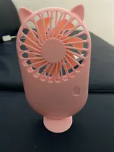 Mini ventilador portátil de mano para viaje y oficina, ventiladores de sobremesa recargables con USB, 3 modos ajustables, para verano, 1 unidad