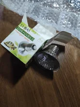 Lámpara para reptiles, luz de calefacción UV de 25/50/75W UVA + UVB 3,0, para tortugas, mascotas, anfibios, Control de temperatura