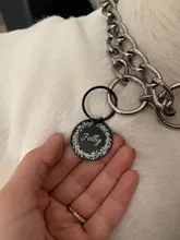 Etiquetas de identificación personalizadas para perros y gatos, colgante con nombre, dirección, Collar