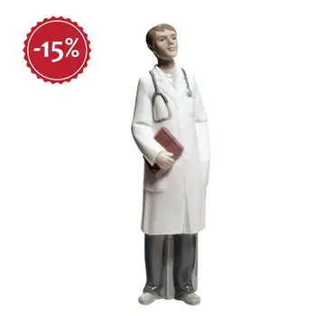 NAO figure Doctor. Sculpture decoration. Medico de porcelain
NAO figure Doctor. Sculpture decoration. Medico de porcelain