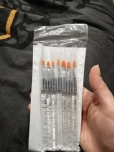 Juego profesional de pinceles para manicura, para decorar, dibujar y pintar con gel UV acrílico transparente y herramientas de fototerapia, de 7Pcs