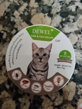 Dewel-Collar antipulgas y garrapatas para perros y gatos, accesorios impermeables, antipulgas, 8 meses de protección, repele los mosquitos