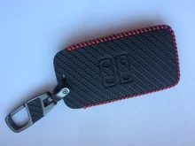 De cuero carcasa para mando a distancia estuche protector para Renault talismán CAPTUR Espace Megane Koleos escénica 4 2016-2019 tarjeta de control remoto sin llave
