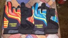 Guantes de pesca con corte de tres dedos para hombre, herramienta antideslizante, guantes para pesca al aire libre, guante de elasticidad, accesorios de pesca, buscador de peces