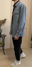 Camisas blancas de manga larga para hombre, camisa negra informal con bolsillos de pecho, 100% algodón, moda coreana, novedad de otoño