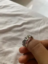 FDLK-anillo exquisito de margaritas de carburo sólido, anillo Floral para aniversario, regalo de cumpleaños, sortija de boda de compromiso para mujer, joyería de flores, tamaño 5-12