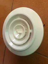 Cubierta de ventilación de aire ajustable, conducto redondo, agujero de pared, rejilla de ventilación de aire Abs, rejilla de cocina, baño, salida de aire fresco