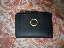 Cartera pequeña de piel de marca para mujer, billetera con Clip para billetes, 2021