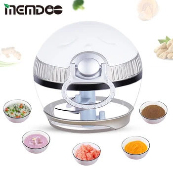 MEMDOO 160MLl Mini Manual Food Chopper Vegetable Blender Multi-function Manual Meat Grinder Garlic Cutter Hand Pull Type Fruit
MEMDOO 160MLl Mini Manual Food Chopper Vegetable Blender Multi-function Manual Meat Grinder Garlic Cutter Hand Pull Type Fruit