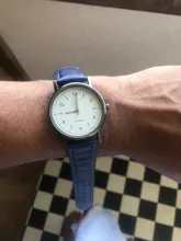 Reloj de cuarzo de alta gama para hombre y mujer, pulsera de Esfera luminosa de acero inoxidable para ocio