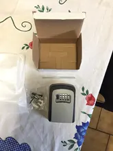 Caja de contraseña de tarjeta de llave curvada de pared de 4 dígitos, caja de Llave Maestra, bloqueo de contraseña, caja de llave de cifrado decorada