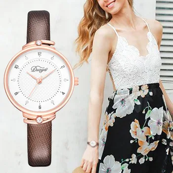 WJ-7401 Rhinestone Leather Quartz Wristwatch Fashion Women watch Simple Buckle Watch For Ladies Female Bracelet 2019 reloj mujer
WJ-7401 Rhinestone Leather Quartz Wristwatch Fashion Women watch Simple Buckle Watch For Ladies Female Bracelet 2019 reloj mujer