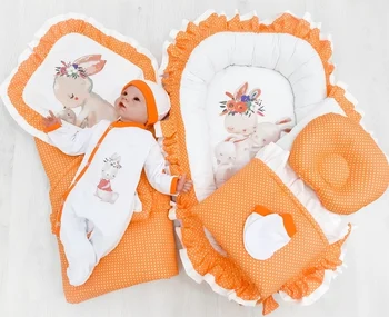 Набор для новорожденного 8-ми предметный Набор - гнездышко + комплект на выписку
Набор для новорожденного 8-ми предметный Набор - гнездышко + комплект на выписку