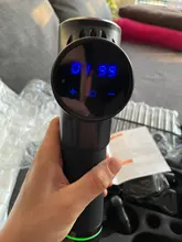 Pistola de masaje muscular, masajeador de percusión de tejido profundo, inalámbrico, nivel de 30 velocidades, profesional, manual, eléctrico