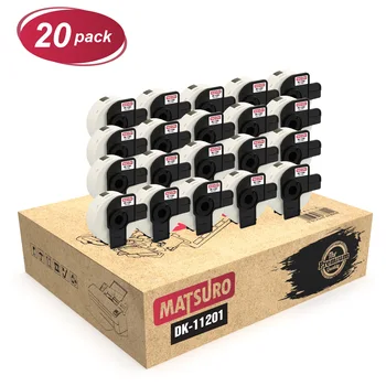 Matsuro Original | Compatible Label Rolls Replacement for BROTHER P-TOUCH DK-11201 (29mm x 90mm | 400 Labels per Roll | 5 PACK)
Matsuro Original | Compatible Label Rolls Replacement for BROTHER P-TOUCH DK-11201 (29mm x 90mm | 400 Labels per Roll | 5 PACK)