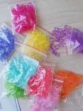 100 unids/pack 12*9mm Color apertura transparente acrílico cadena bricolaje collar pendientes pulsera accesorios de la joyería