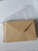 50 Unids/lote NUEVO Vintage DIY Multifunción Kraft sobre de papel 16*11 cm sobres De tarjetas de Regalo para la boda la fiesta de cumpleaños