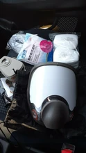 Máscara de gas 7 en 1 6800, mascarilla facial completa, respirador, pintura en aerosol, mascarilla de silicona