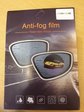 Película de niebla para coche, revestimiento antiniebla, resistente a la lluvia, hidrofóbica, retrovisor, película protectora para espejo, 1 par, Envío Gratis