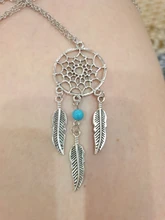 Collar de atrapasueños de aleación o acero inoxidable para mujer, collar de atrapasueños con pluma étnica Bohemia para Yoga, Mandala indio, Lotus, atrapasueños
