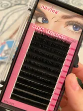 Navina-extensiones de pestañas individuales, 12 hileras de pestañas postizas profesionales de visón, materiales de maquillaje