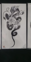 Pegatinas de tatuaje temporal a prueba de agua para hombre y mujer, tatuaje Negro Grande, Cráneo de Tigre, León, Lobo, rosa, pierna, pecho, tatuaje falso para brazo
