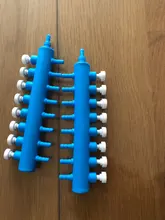 Manguera de bomba de aire para acuario, divisores de 2 a 8 cabezales, 4 a 8mm, tubo para ventilación elástico, válvula de Control de flujo de aire