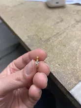 Pendientes Piercing de acero inoxidable para mujer, 1 pieza, accesorios, joyería 2021, estrella de circón, Hoja Redonda