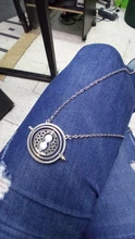 Collar con colgante de arena de Color de reloj de arena para hombre y mujer, colgante con personalidad de aleación de oro, regalo de joyería, tiempo de moda, 2019