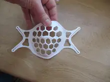 Soporte 3D para mascarilla de adulto, 2 uds., soporte para la nariz y la boca separado, soporte de cojín interno de respiración, soporte transpirable de silicona para mascarilla