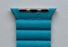 Correa de cuero para Apple Watch, 44mm, 40mm, 38mm, 42mm, accesorios, pulsera magnética, pulsera iWatch serie 3 4 5 se 6