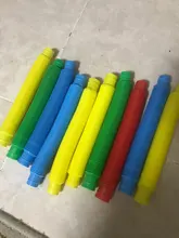Tubo elástico de Color, tubo telescópico interesante para niños, juguetes de descompresión, 5 uds., nuevo de 2020