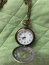 Reloj de bolsillo Retro Para hombres y mujeres, diseño de conejo, colgante, collar, regalo para niños