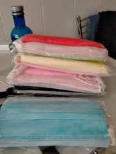 Mascarilla desechable no tejida para adultos, máscara facial protectora de 3 capas, antipolvo, transpirable, color negro