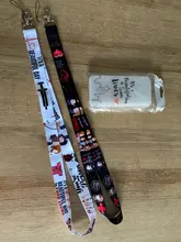 Greys-Llavero con cordón de anatomía para mujer, correa de cuello con dibujos animados para tarjetas de identificación, llaves, médicos enfermeros, regalos