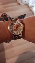 Shsby marca única damas flor tela de reloj de las mujeres de la moda reloj de vestir de tela de alta calidad reloj dulce reloj de pulsera de niñas