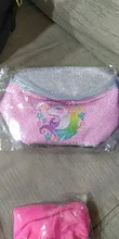 Riñonera con estampado de lentejuelas para mujer, bolso de cintura con dibujos animados y purpurina para teléfono