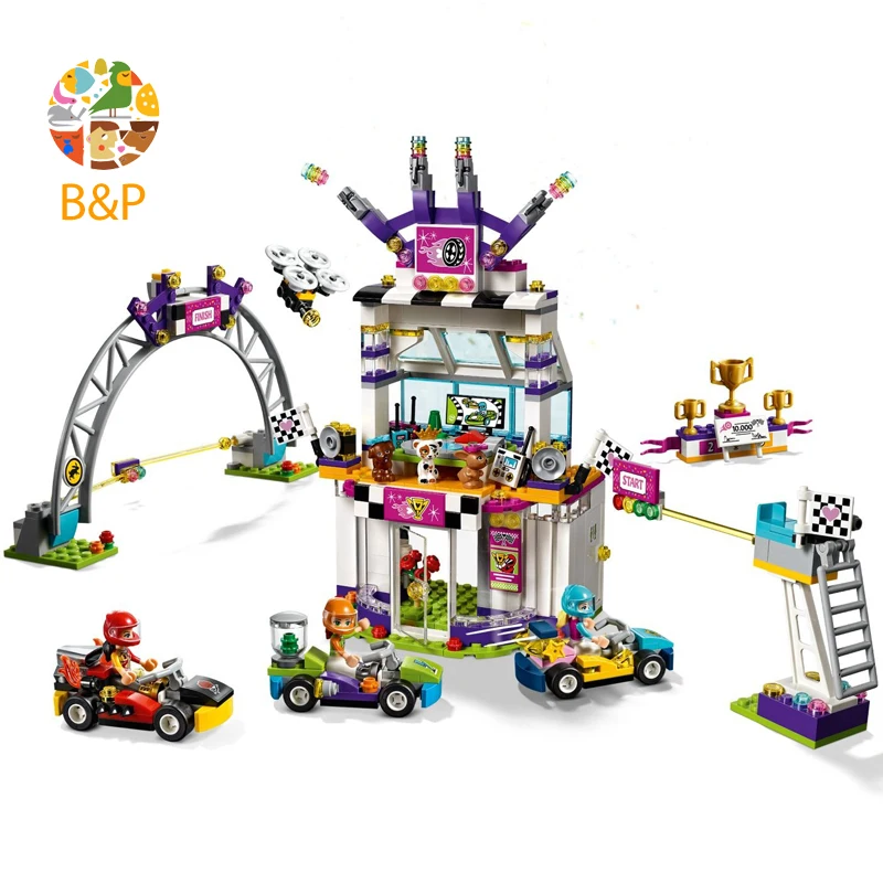 41352 654pcs Girls Friends Series The Big Race Day Model Brick Set Toys For Children 11040 Building Block Gift
41352 654pcs Girls Friends Series The Big Race Day Model Brick Set Toys For Children 11040 Building Block Gift