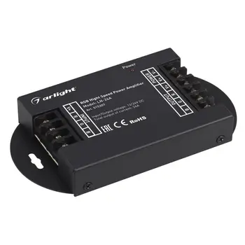 015307 RGB amplifier ln-24a (12-24V, 288-576W) 1 PCs Arlight
015307 RGB amplifier ln-24a (12-24V, 288-576W) 1 PCs Arlight