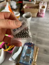 Agitador de mezcla de bolas de esmalte de uñas de acero inoxidable 100 Uds modelo herramienta de fabricación